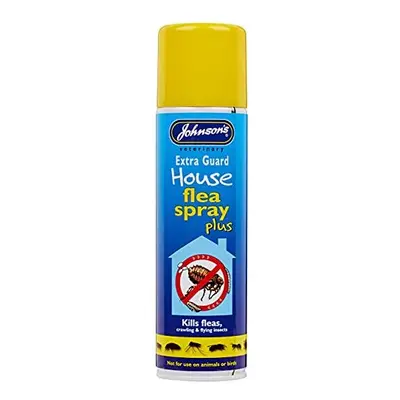 Johnsons Extra guard Household Flea Spray Plus 250ml,WHITE