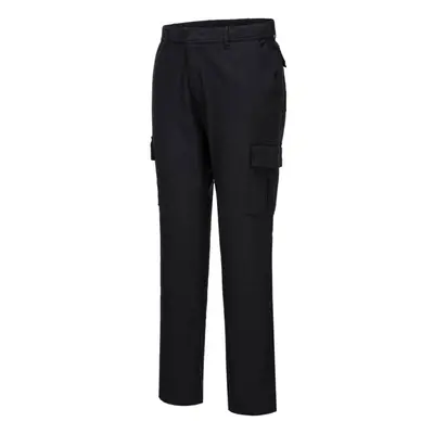 (30R, Black) Portwest Mens Stretch Slim Combat Trousers