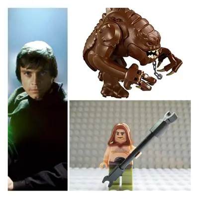 (Style A) Fit Lego Star Wars Dewback Rancor Jabba Minifigures Kids Toys Gifts