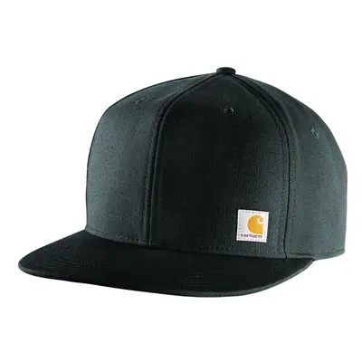 Carhartt Men's Firm Duck Flat Brim Cap Black