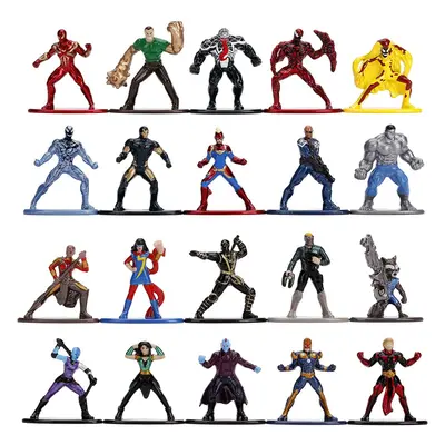 Marvel 1.65" Die-cast Metal Collectible Figures 20-Pack Wave 3, Toys for Kids and Adults