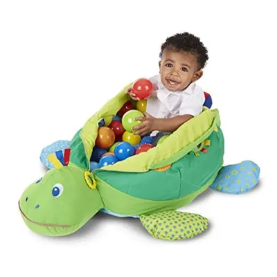 Melissa & Doug Kids Turtle Ball Pit With Balls