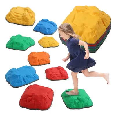 AIYAPLAY Balance Stepping Stones, PCS River Stones for Kids Ages Years