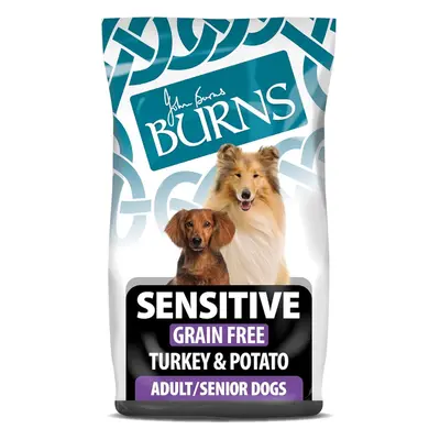 Burns Pet Nutrition Complete Dry Hypoallergenic Dog Food For Sensitive Dogs Turkey and Potato kg