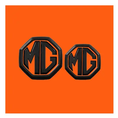 (Black-Front Rear) Car Logo Styling Stickers For MG MG MG ZS MG HS Car Rear Emblem Front