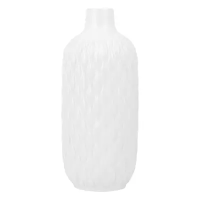 Decorative Vase EMAR Stoneware cm White