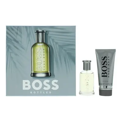 Hugo Boss Bottled Piece Gift Set: EDT 50ml - Shower Gel 100ml Men Spray