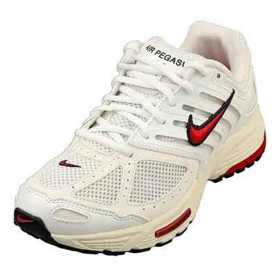 (6) Nike Air Pegasus Womens Fashion Trainers in White Red