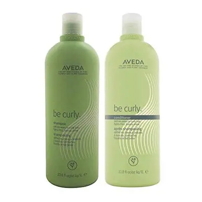 Aveda AVEDA Be Curly Shampoo & Conditioner Liter Duo Set, 33.8 Ounce ()