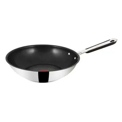 Tefal E79219 Jamie Oliver induction wok pan, cm in diameter, suitable for induction, stainless s