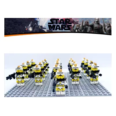 (Star Wars-17) 21PCS Star Wars 501st Clone Troopers Rex Minifigures Kids Toy Set Fit Lego (Exclu