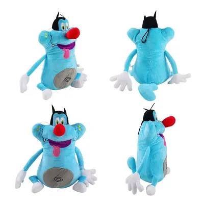 14" Cat Oggy and the Cockroaches Plush Doll Toy