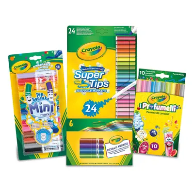 - Markers Super Set, Art& Craft Value, Home and Back to School Colouring Supplies, Gift for Kids