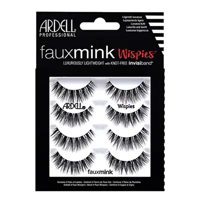 Ardell Faux Mink Wispies False Lashes, Pack of