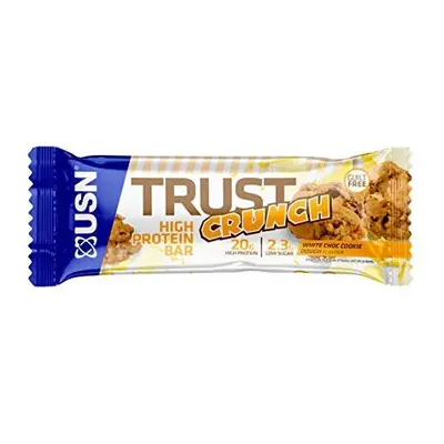 USN Trust Crunch Protein Bar, Low Sugar, g of Protein Per Protein Bar, White Chocolate, x Protei