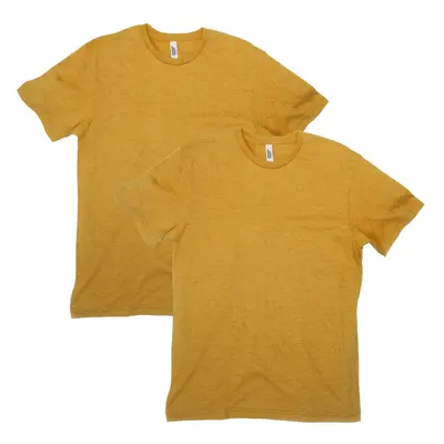 American Apparel CVC T-Shirt Style G2001CVC Heather Mustard (2-Pack)