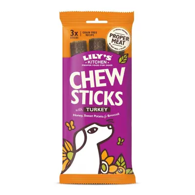 Lily's Kitchen Dog Chew Sticks with Turkey 120g (Pack of 10)