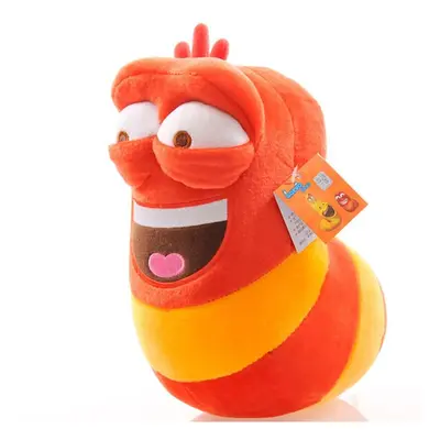 (Red, 45cm) Korean Anime Fun Insect Slug Creative Larva Soft Plush Toys Stuffed Worm Dolls