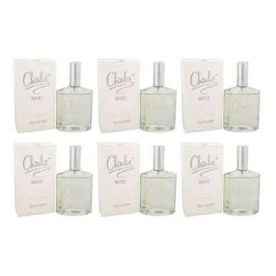 CHARLIE EAU FRAICHE WHITE PERFUME SPRAY 100ml (Pack of 6)