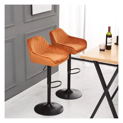 (Orange, pcs) Bar Stools | Breakfast Chairs