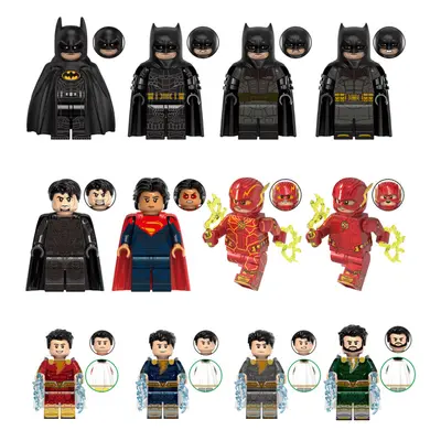 12pcs Super Hero Series Assembly Building Blocks General Zod Batman Puzzle Toys Minifigures Toys