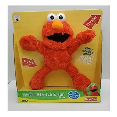 Sesame Street Elmo "Stretch & Fun" Plush Doll Interactive NEW