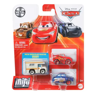 Disney Cars Mini Racers Piston Cup 3-Pack