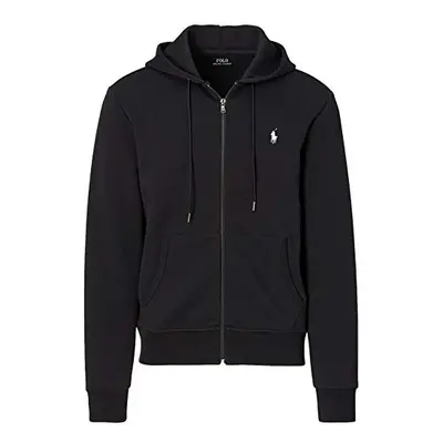 POLO RALPH LAUREN Double Knit Tech Fleece Hoodie (Large (Fall/Winter 2020) Polo Black)