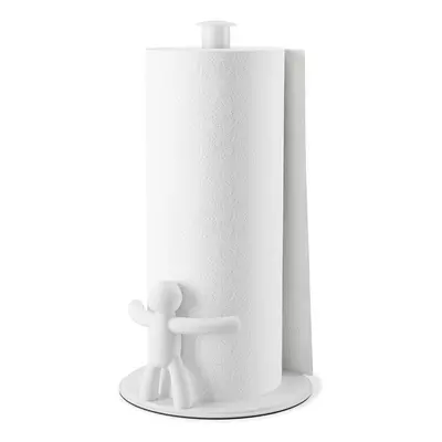 Buddy Paper Towel Holder Stand for Kitchen Countertop, White