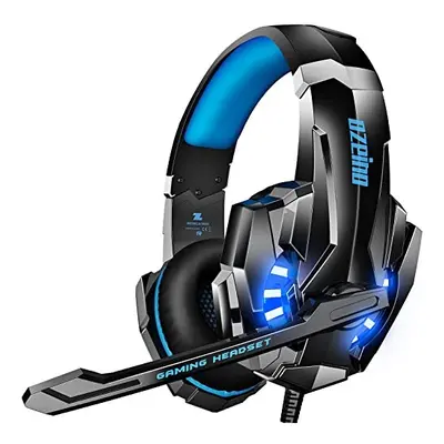 Gaming Headset for PS4 PS5 3D Surround Sound Noise Cancelling Headphones with Microphone for PC 