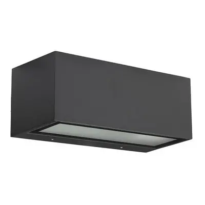 Leds-C4 Nemesis Aluminium - Light Outdoor Wall Light Urban grey IP54, E27