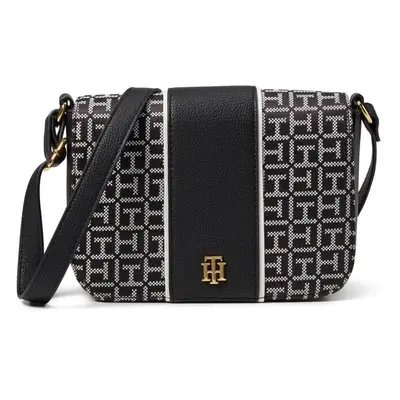 Tommy Hilfiger Chloe II Flap Crossbody Black/White