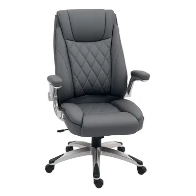 Vinsetto High Back Executive Office Chair Home Swivel Dark Grey