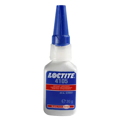 Loctite 4105 Black Rubber Toughened Instant Adhesive 20g