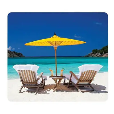 Fellowes Recycled Optical Mouse Pad (Caribbean Beach)