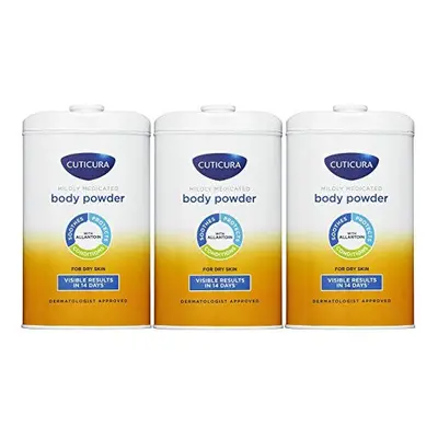 THREE PACKS of Cuticura Talcum Powder Mildly Medicated x 250g