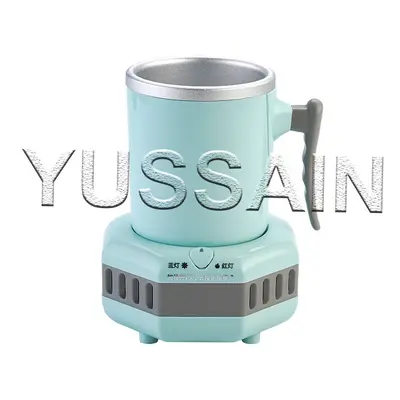 (EU, Refrigeration - Cyan Blue) Summer New Quick Cooling Cup Heating Cup Portable Iced Cooling C