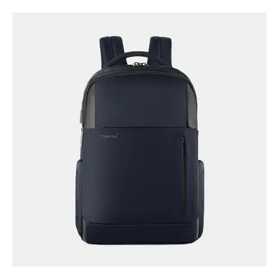 (Navy) Lifetime Warranty RFID Anti Theft Backpack Men 15.6â' Laptop Backpack Bag USB Port Male