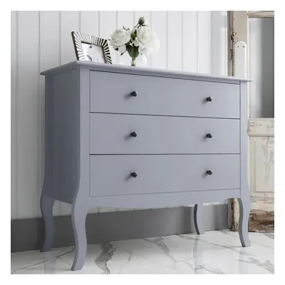 Camille Chest of Drawers Drawer in Silk Grey