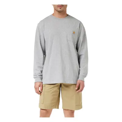 Carhartt Men's Loose Fit Heavyweight Long-Sleeve Pocket T-Shirt Heath