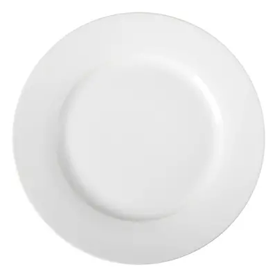 Amazon Basics 6-Piece White Dinner Plate Set inches