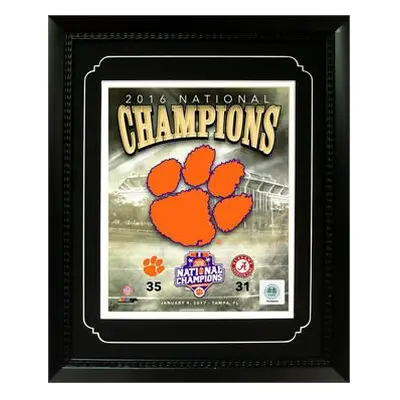 11x14 Deluxe Frame - National Champions Clemson