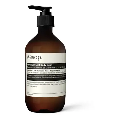 Aesop Geranium Leaf Body Balm Skin Softening Rich Blend of Nourishing Nut Oils Geranium Leaf and