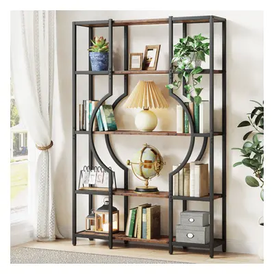 Tribesigns 5-Tier Bookshelf, Tall Bookcase with Display Shelves