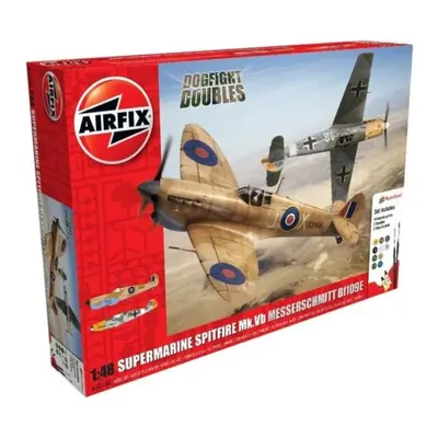 Air50160 - Airfix Dogfight Double Set - 1:48 - Spitfire Mkvb & Bf109e