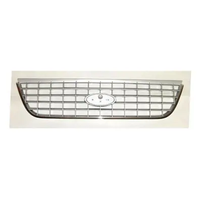 Grille for Explorer Eddie Bauer & LTD-XLT-XLT Sport, Chrome & Silver