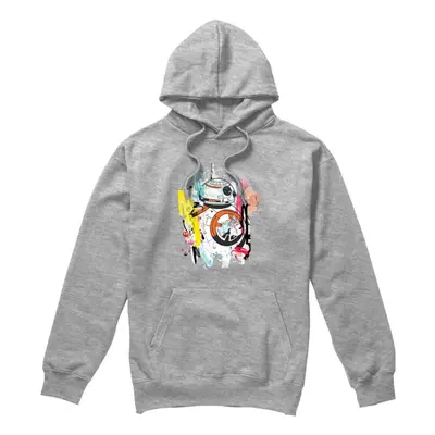 (S, Sport Heather) Star Wars Mens BB-8 Abstract Hoodie