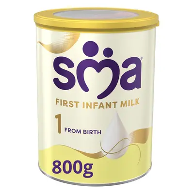 SMA First Infant Baby Milk Powder Formula , from birth , g (Pack of 1)