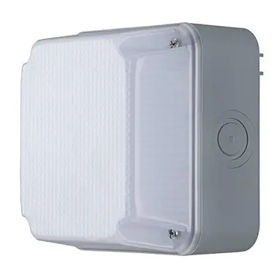 LED Storm Outdoor Bulkhead Light, 11.5 x 11.5 cm, 4.5 W, 4000K Colour Temperature, White