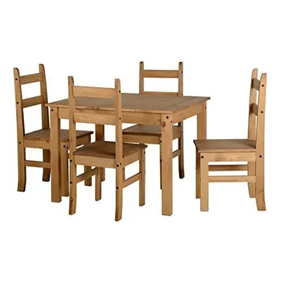 Seconique Corona Budget Dining Set, DWP, Pine Wood, One Size